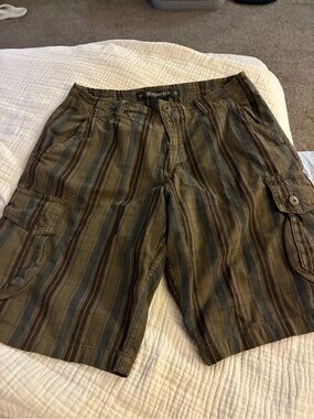 Men's Departed Striped Cargo Shorts